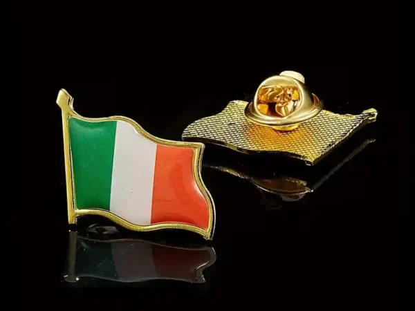 Irish Flag Brooch